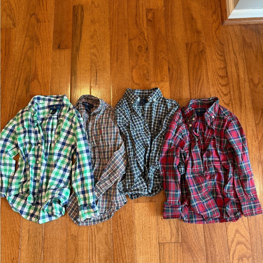 Polo Ralph Lauren four plus button down shirt bundle. Size 5. Perfect condition